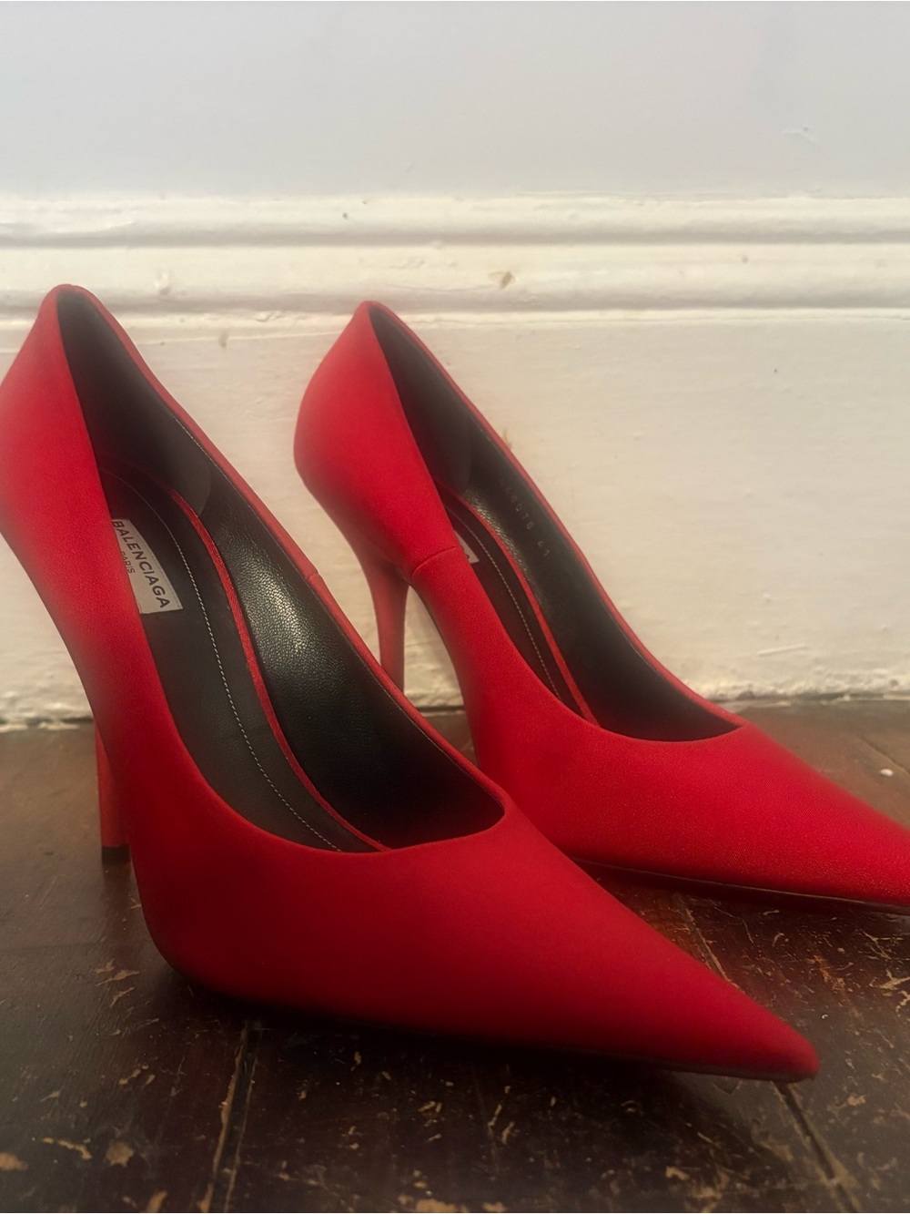 Balenciaga Red stiletto Knife Pumps 41